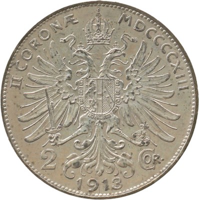 2 кроны 1913 года